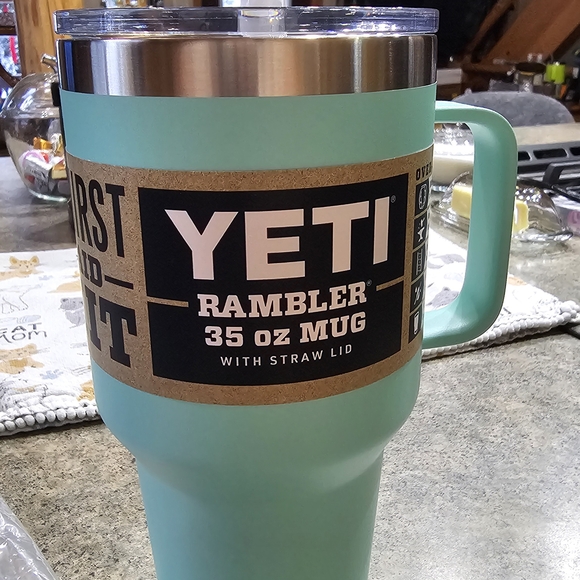 Yeti Other - YETI Rambler 35 oz Mint Mug with Straw Lid